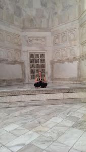 Meditation at the Taj Mahal